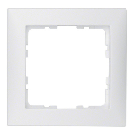 Рамка 1-местная полярная белизна матовая Berker S.1