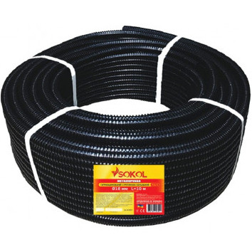 Ізольований металорукав Sokol Ø22 чорний 10м (2.2.3.99680)