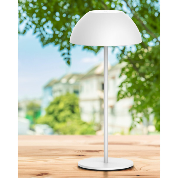 Светильник уличный портативный Goldlux 329936 Tanzania LED 1x1,8W 2700K 160Lm IP44 белый - фото №1