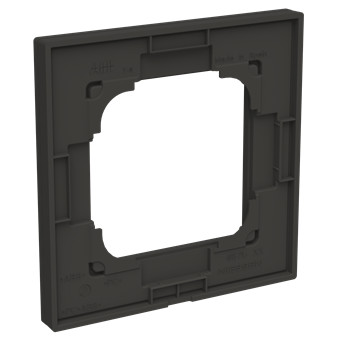 Однопостовая рамка ABB Sky 8571 NS (черный бархат) - фото №1