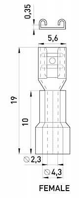 Ізольований наконечник E.Next e.terminal.stand.fdd2.187.8 (s4041007) - фото №1