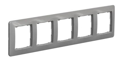 Рамка 5-местная Schneider Electric Sedna Design алюминий SDD313805 - фото №1
