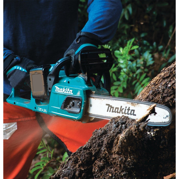 Аккумуляторная цепная пила Makita DUC355Z LXT 18В+18В 350мм - фото №8