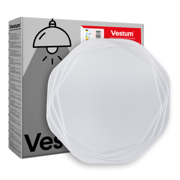 Потолочный светильник Vestum ROSE звездное небо 30Вт 395x65мм 4000К