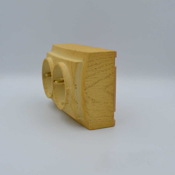 Розетка Nilson Themis клен 2-я с заземлением ( 26281025 ) - фото №3