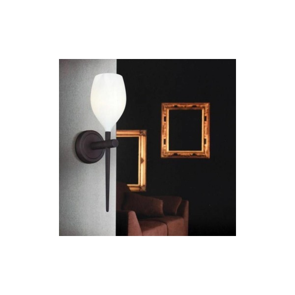 Бра, настінний світильник Azzardo AZ0099 SHINY WHITE IZZA(MB1288-1W) - фото №1