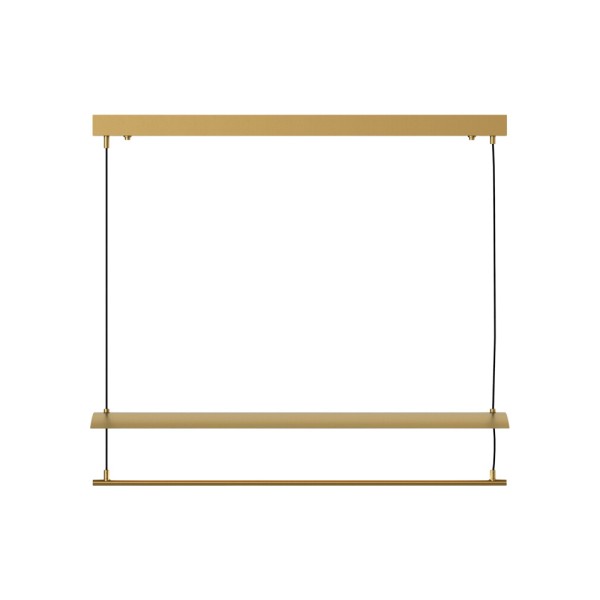 Люстра Pikart 38371-2 Frame LED 1x20W IP20 латунна - фото №1