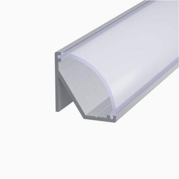 LED-профіль кутовий анодований, 2 метра (ЛПУ17н_2) - фото №1