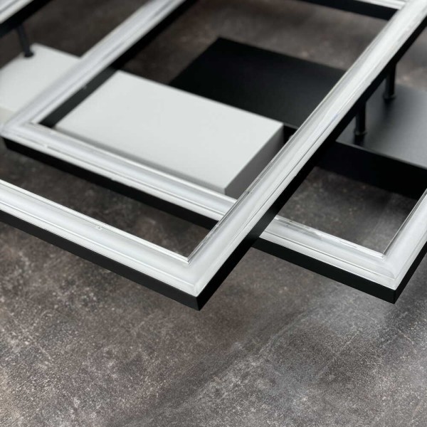 Світильник LED smart BRIONI-S+пульт 84W 3000-5000K IP20 квадрат біло-чорний Violux ( 220705 ) - фото №3