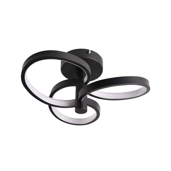 Люстра Goldlux 336002 Ribbon LED 1x12W 4000K 1700Lm IP20 чорна