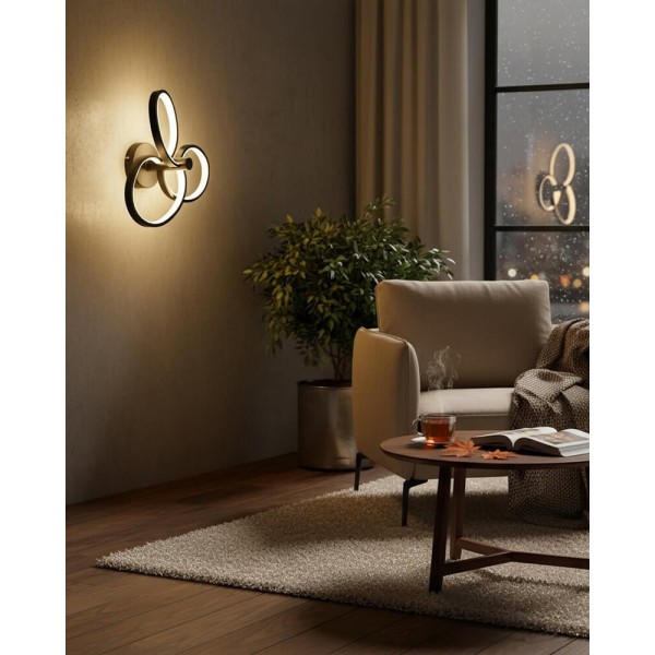 Люстра Goldlux 336002 Ribbon LED 1x12W 4000K 1700Lm IP20 чорна - фото №3