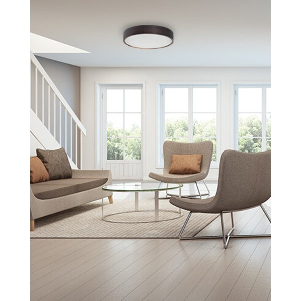 Потолочный светильник Kanlux 23121 Jasmin E27 2x20W IP20 коричневый - фото №1