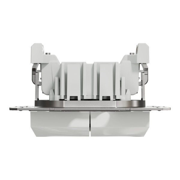 Выключатель двухклавишный Schneider Electric Asfora без рамки белый (EPH0370121) - фото №2