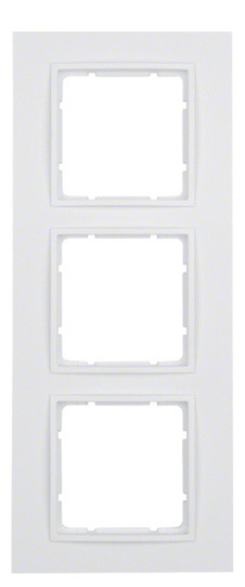 Рамка 3-місна полярна білизна Berker B.7