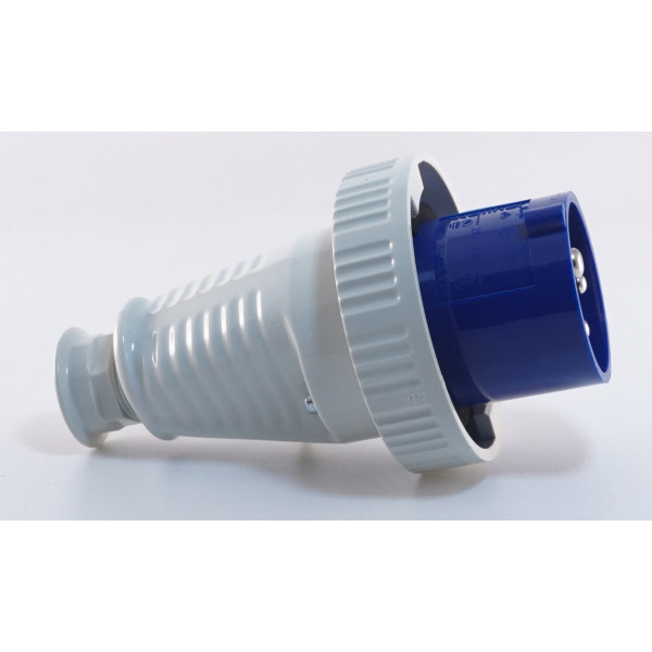 Силовой штекер на кабель WALTHER WL219306 (2P+E) 16А 230V IP67 - фото №2