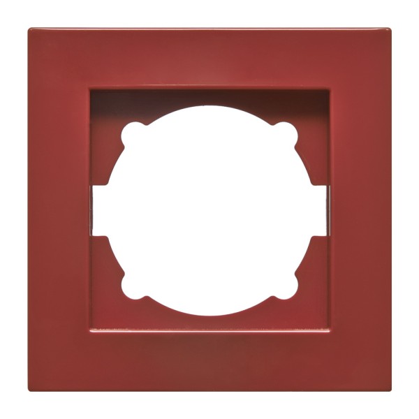 Рамка ELBI VEGA Colorline бордова 1-на (510-012210-271) - фото №2