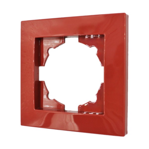 Рамка ELBI VEGA Colorline бордова 1-на (510-012210-271) - фото №3