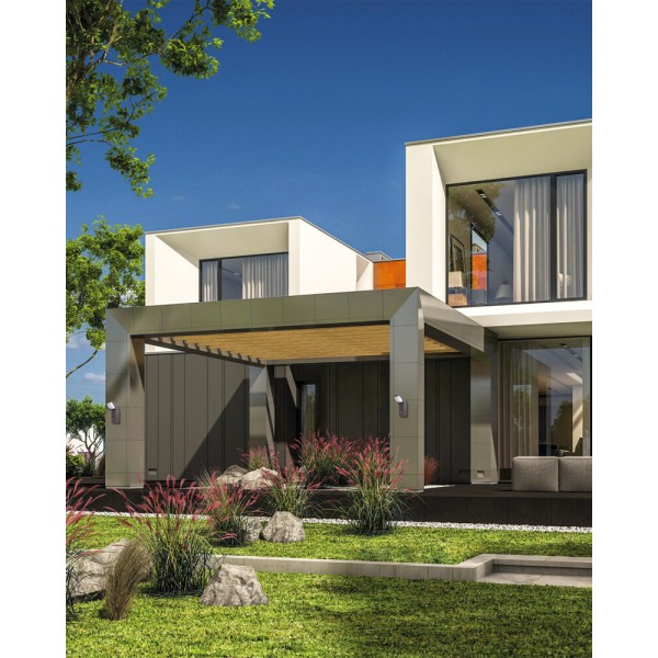 Вуличний світильник з датчиком руху Kanlux 36573 Abete LED 1x7W 4000K 540Lm IP44 графітовий - фото №1