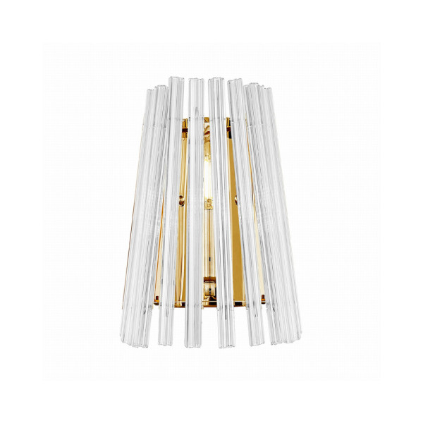 Бра, настінний світильник Zuma Line W0547-01H-F9AC Bach E14 1x40W IP20 Gold