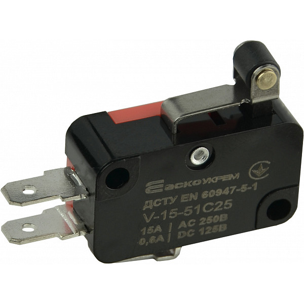 Конечный мини-выключатель Аско-Укрем V-15-51C25 (A0050040019) - фото №1