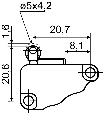 Конечный мини-выключатель Аско-Укрем V-15-51C25 (A0050040019) - фото №4