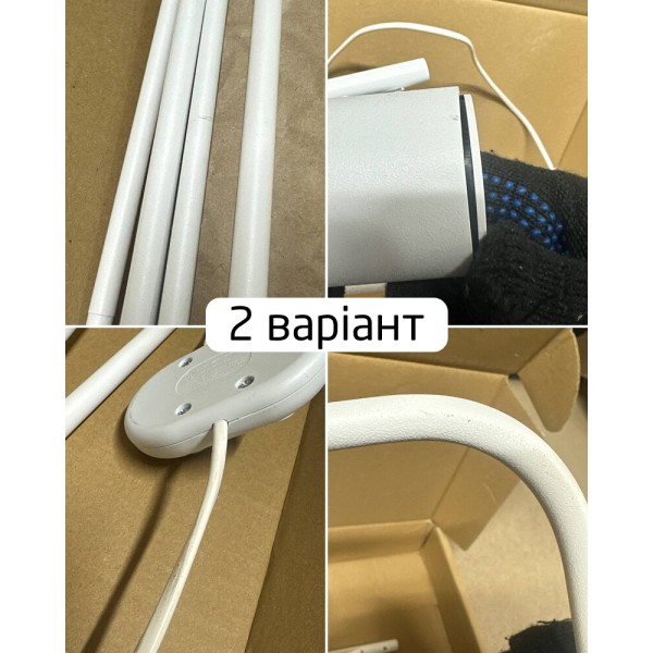 Торшер Nowodvorski 37705 Mono II GU10 2x10W IP20 белый - фото №2