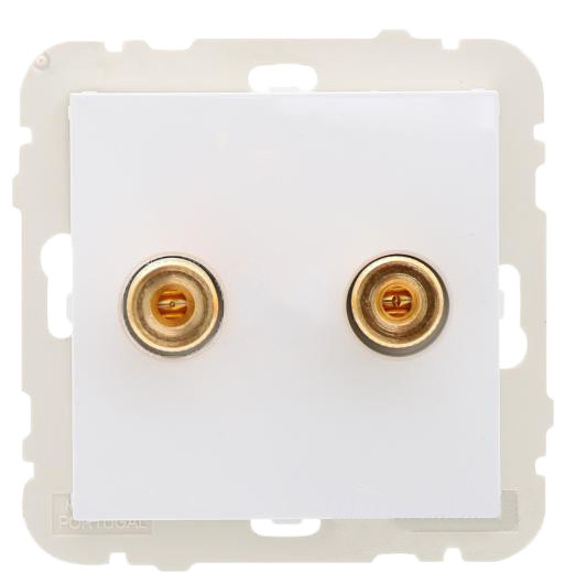Стереоорозетка Logus 21220 TBR белый