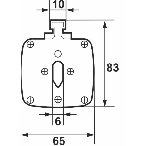 Запобіжник ножевий з плавкою вставкою Promfactor NF3.315A 500В 120kA - фото №1