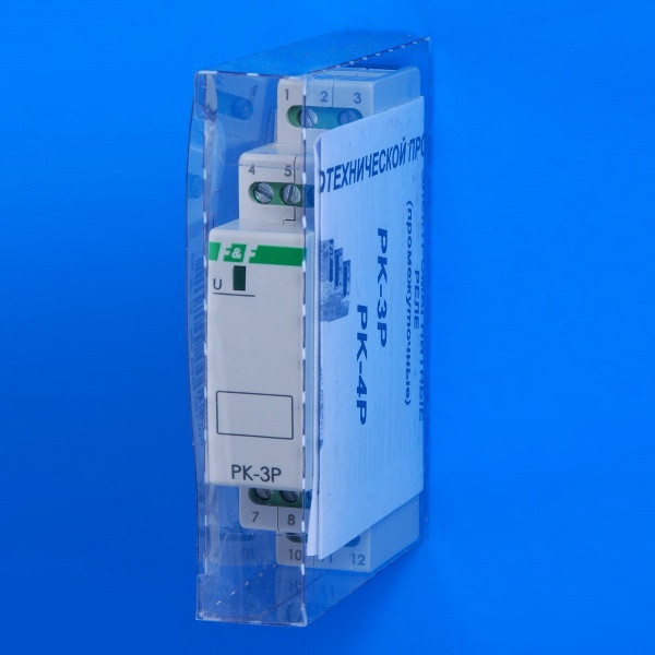 Проміжне реле F&F PK-4PR-24V 24В 2х8 А - фото №6