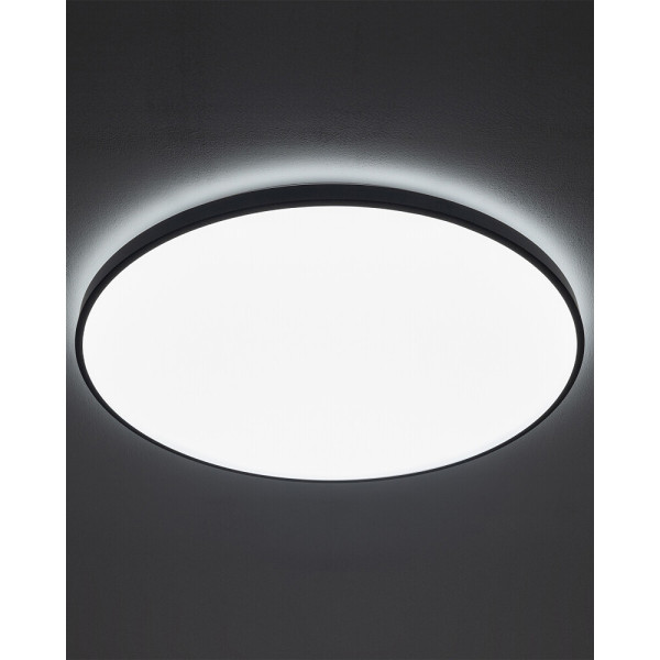 Потолочный светильник Nowodvorski 10976 Agnes Round LED Pro 1x64W 4000K 5900Lm IP44 черный - фото №1