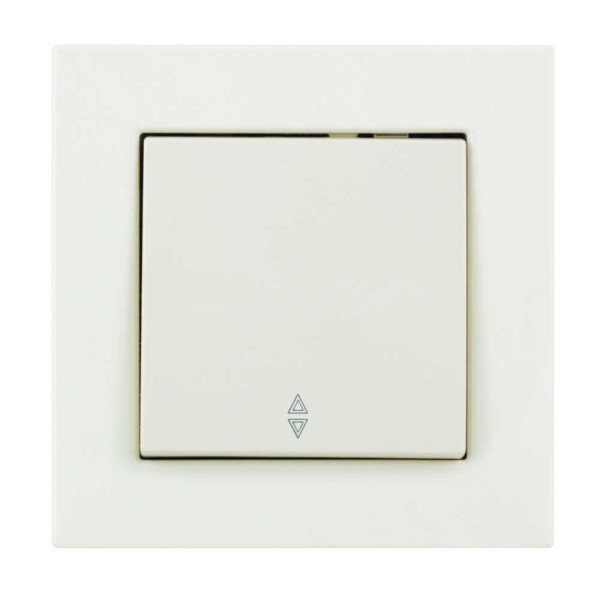 Вимикач Nilson Moda білий 1кл прохідний з підсвіткою ( 21112008 )