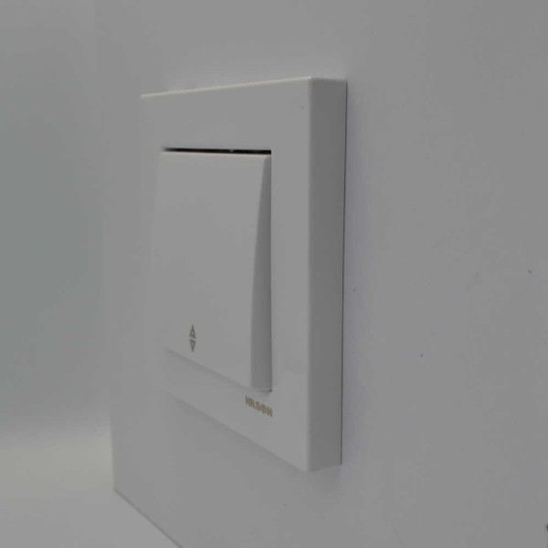 Вимикач Nilson Moda білий 1кл прохідний з підсвіткою ( 21112008 ) - фото №2