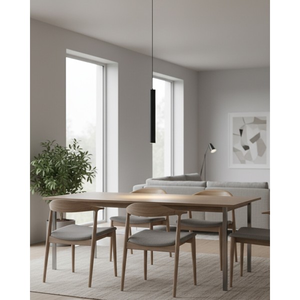 Подвесной светильник, люстра Kloodi PE-EVE400 GU10 BK IP20 черный - фото №1