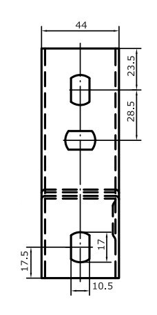 Полегшена консоль ML 150 мм DKC FC34106 - фото №3