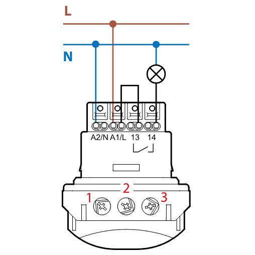 Датчик руху Finder 1-500лк 12с-35хв 360° (185182300300) - фото №1