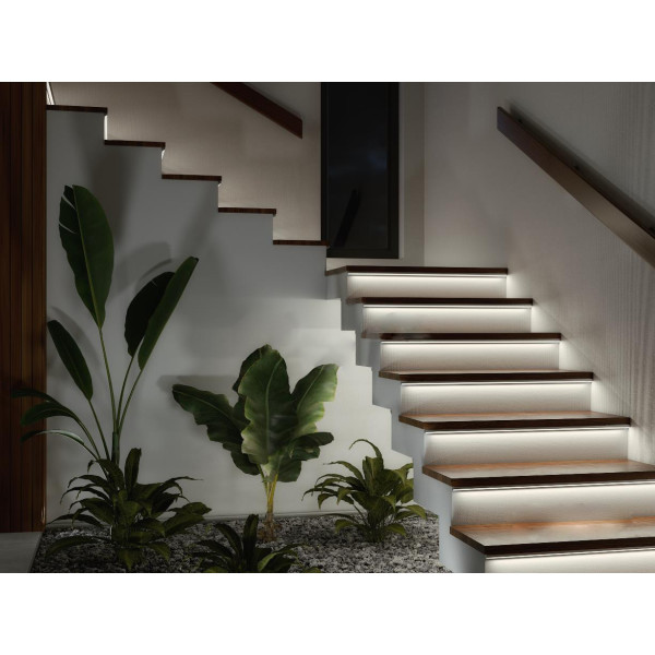 Профиль для светодиодной ленты Lumines H белый - фото №2