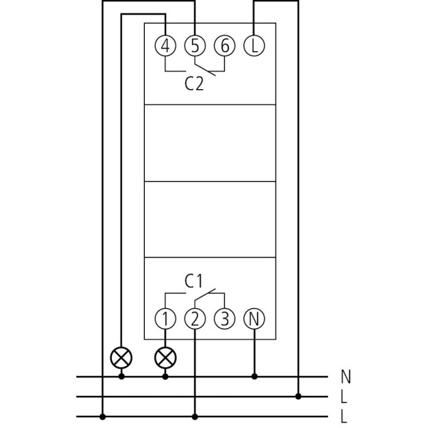 Таймер відключення Theben TR 612 top 3 16А - фото №4