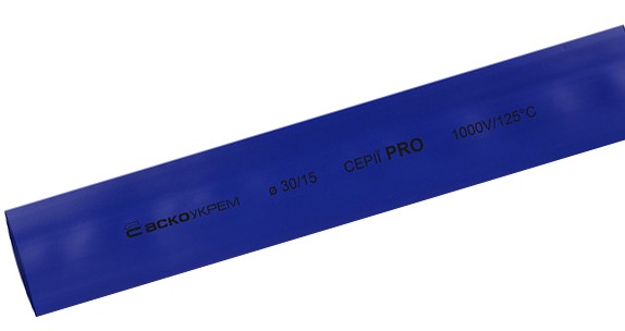 Термозбіжна трубка Аско-Укрем PRO Ø 30,0/15,0 синя (A0150040585)
