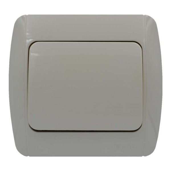 Выключатель ELBI ZIRVE Fixline кремовый 1кл (501-010301-200)