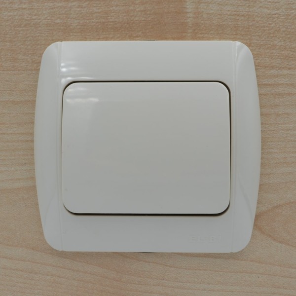 Выключатель ELBI ZIRVE Fixline кремовый 1кл (501-010301-200) - фото №2