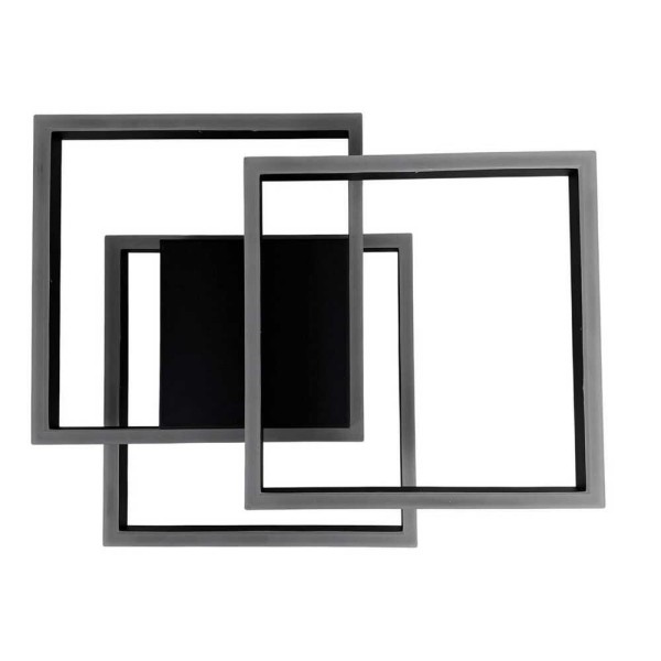 Светильник LED smart RAFAEL+пульт 100W 3000-5000K IP20 прямоугольный черный Violux ( 220975 ) - фото №1