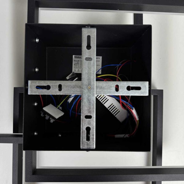 Светильник LED smart RAFAEL+пульт 100W 3000-5000K IP20 прямоугольный черный Violux ( 220975 ) - фото №5