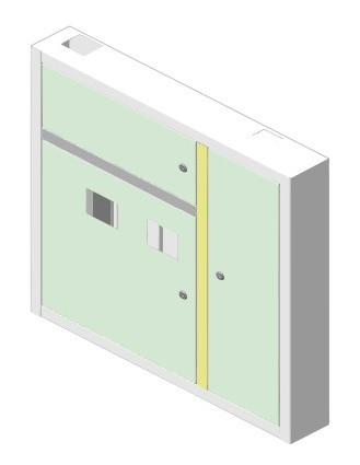 Поверховий розподільний щит ЩЕ-2ст 01Н - фото №1