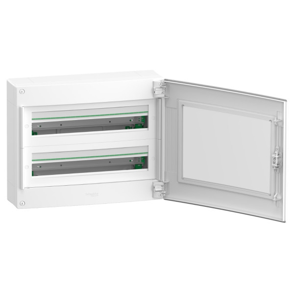 Навесной щит Schneider Electric PrismaSeT XS LVSXR224 2 ряда 48М прозрачные двери - фото №1