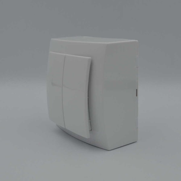 Вимикач Nilson Themis білий 2кл ( 26111003 ) - фото №2