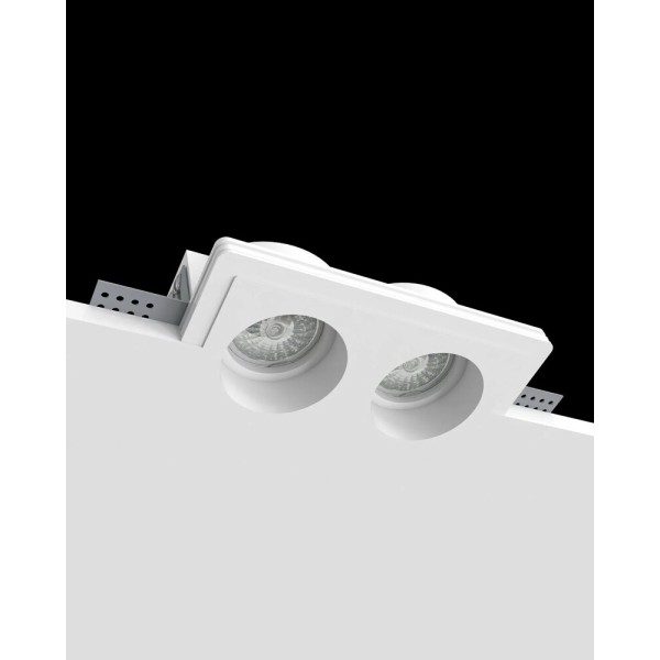 Точковий світильник Promin Double M GU10/GU5.3 2x10W IP20 Wh