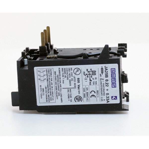 Реле термічне EMAS JA25B 0.22-0.33А - фото №3