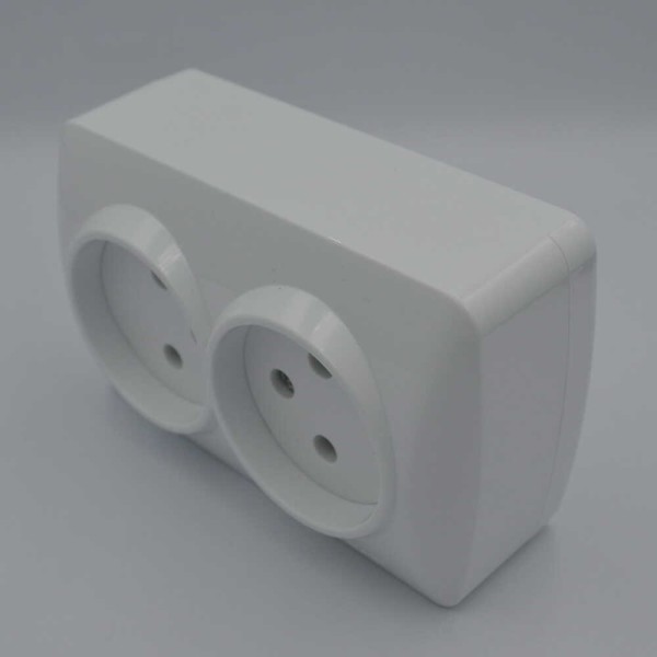 Розетка ALSU белая 2-я ( 504-010200-908 ) - фото №3