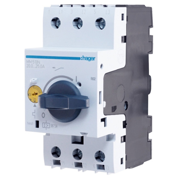 Автомат захисту двигуна 20,0-25,0 А, 2,5 м Hager