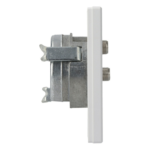 Розетка TV-SAT-SAT оконечная белая Asfora, EPH3600121 - фото №2